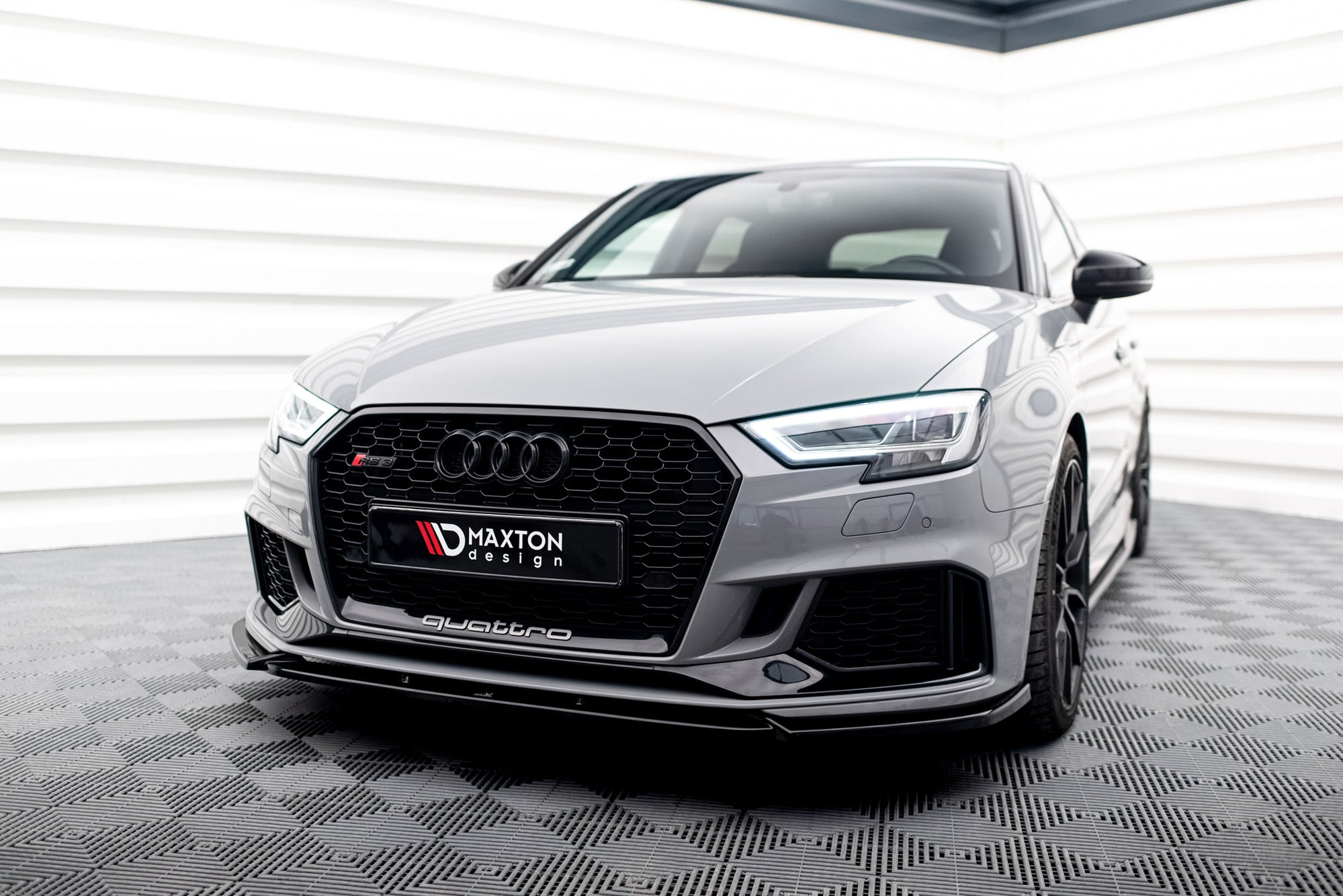 Maxton Design Splitter delantero V.4 para Audi RS3 8V Facelift Sportback - imagen 1