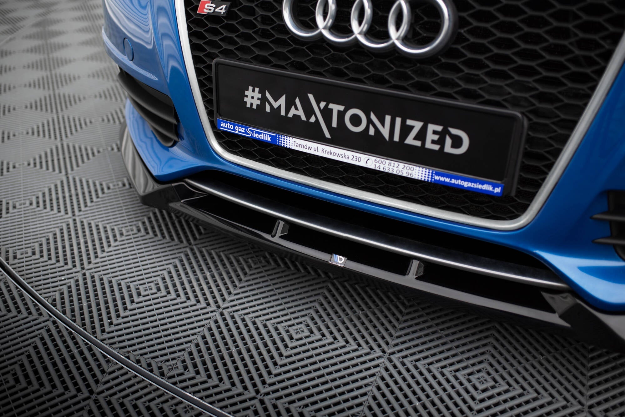Maxton Design Splitter delantero V.4 para Audi S4 / A4 S-Line B8 - imagen 3