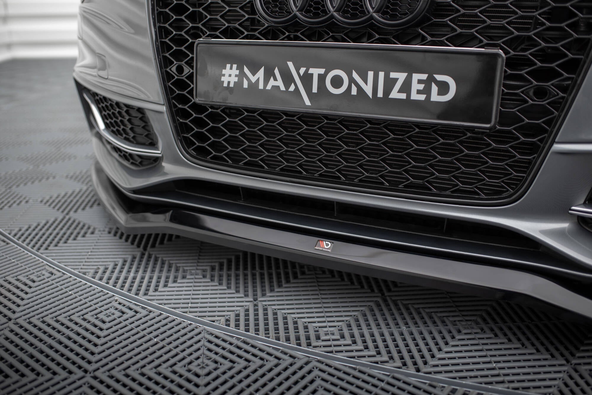 Maxton Design Splitter delantero V.4 para Audi S5 / A5 S-Line 8T Facelift - imagen 3