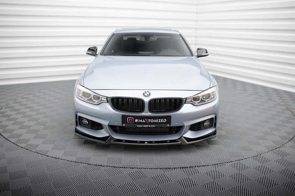 Maxton Design Splitter delantero V.4 para BMW 4 Coupe / Gran Coupe / Cabrio M-Pack F32 / F36 / F33 - imagen 2