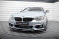 Maxton Design Splitter delantero V.4 para BMW 4 Coupe / Gran Coupe / Cabrio M-Pack F32 / F36 / F33 - imagen 1