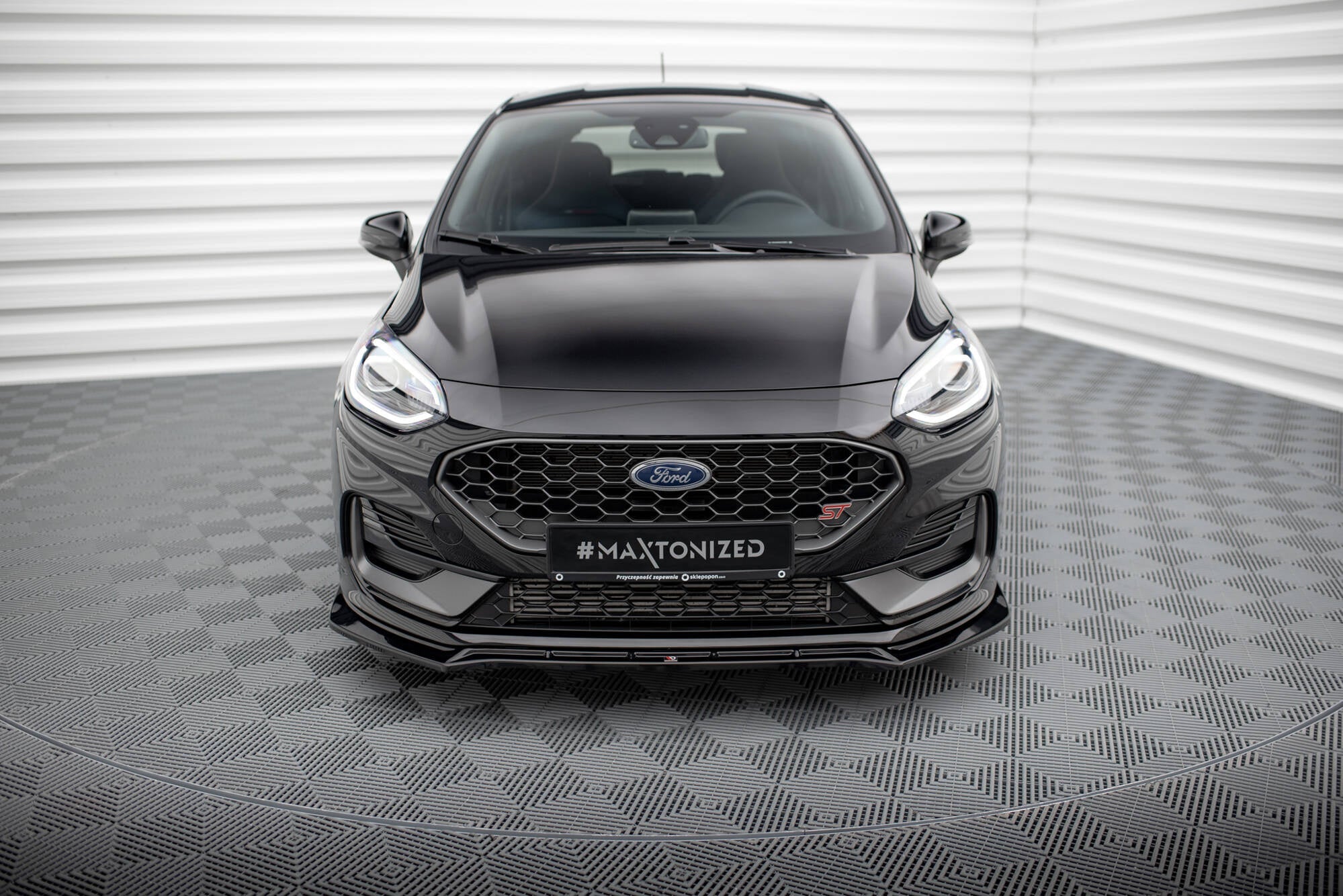 Maxton Design Splitter delantero V.4 para Ford Fiesta ST / ST-line Mk8 Facelift - imagen 2