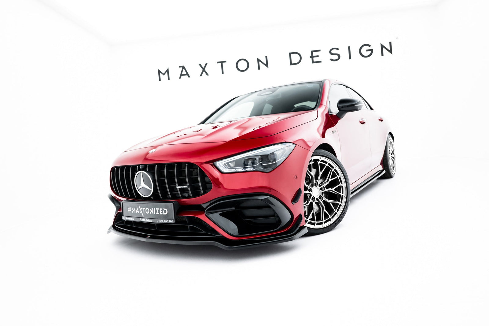 Maxton Design Splitter delantero V.1 para Mercedes-AMG CLA 45 Aero C118 Facelift - imagen 1