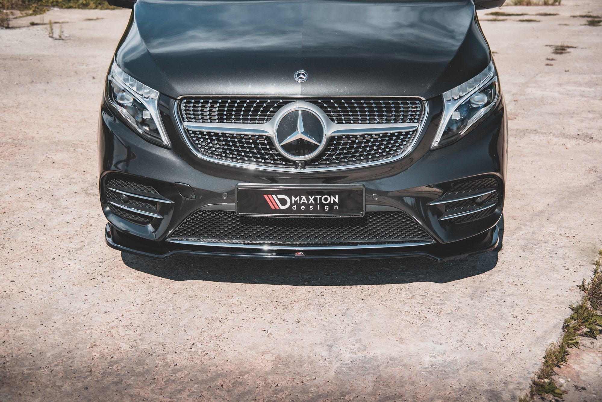 Maxton Design Splitter delantero V.4 para Mercedes-Benz V-Class AMG-Line W447 - imagen 2