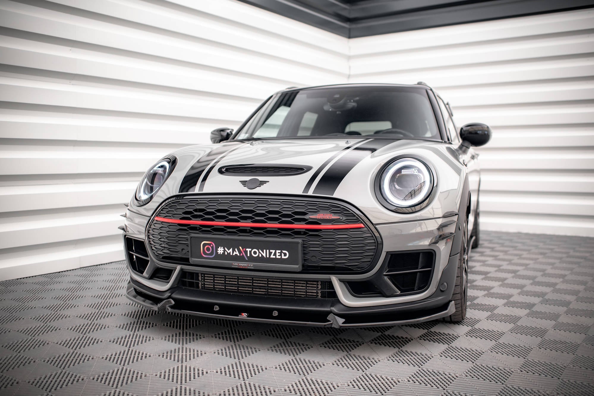 Maxton Design Splitter delantero V.4 para Mini Cooper Clubman John Cooper Works F54 Facelift - imagen 1