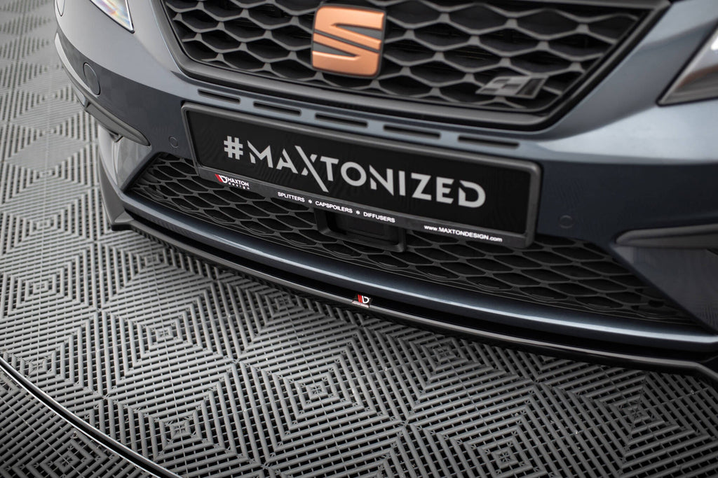 Maxton Design Splitter delantero V.4 para Seat Leon Cupra / FR Mk3 Facelift - imagen 4