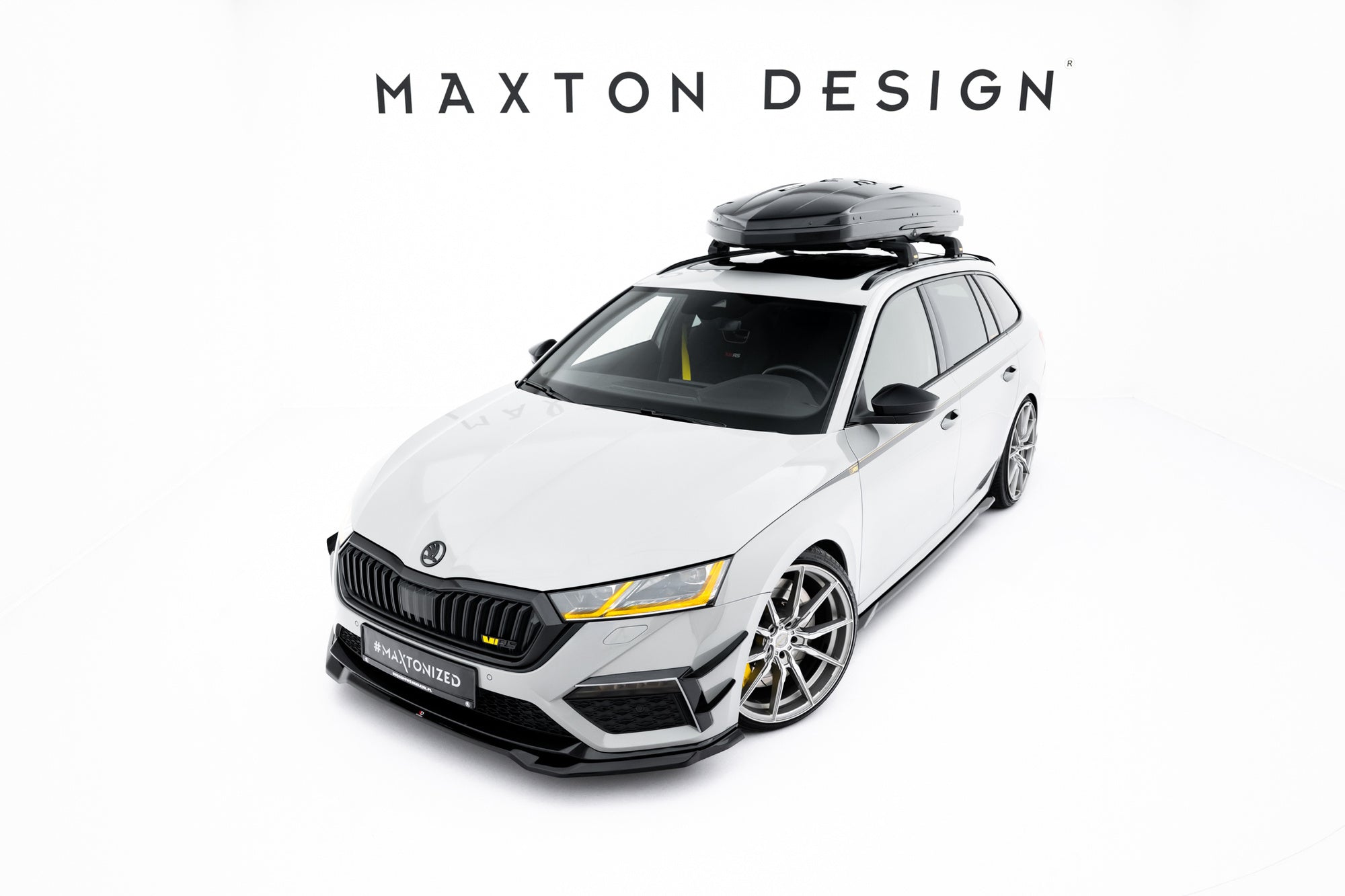 Maxton Design Splitter delantero V.4 para Skoda Octavia RS Mk4 - imagen 1