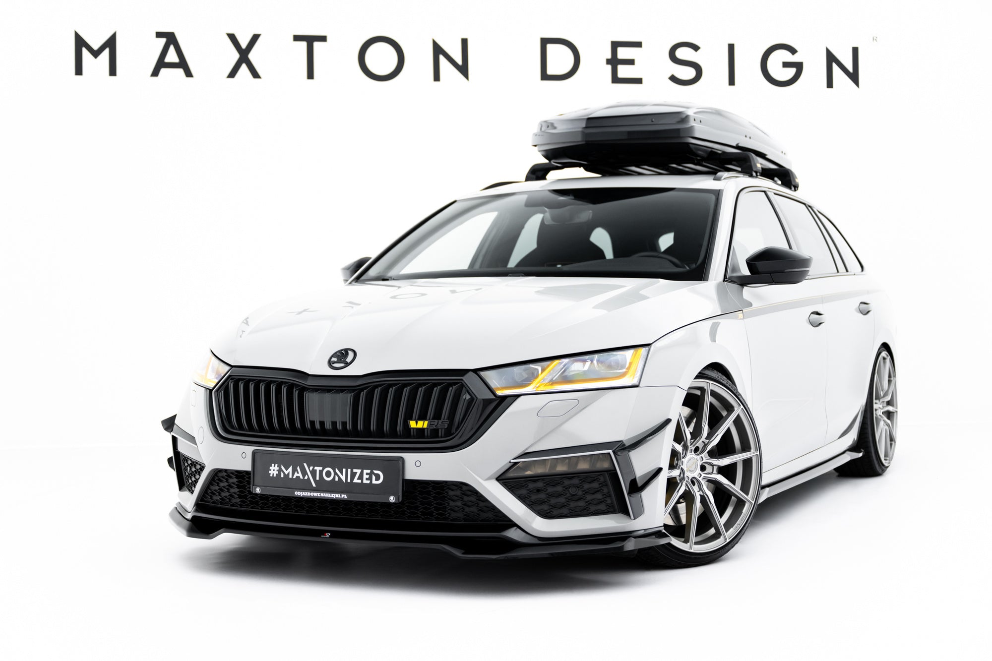 Maxton Design Splitter delantero V.4 para Skoda Octavia RS Mk4 - imagen 2