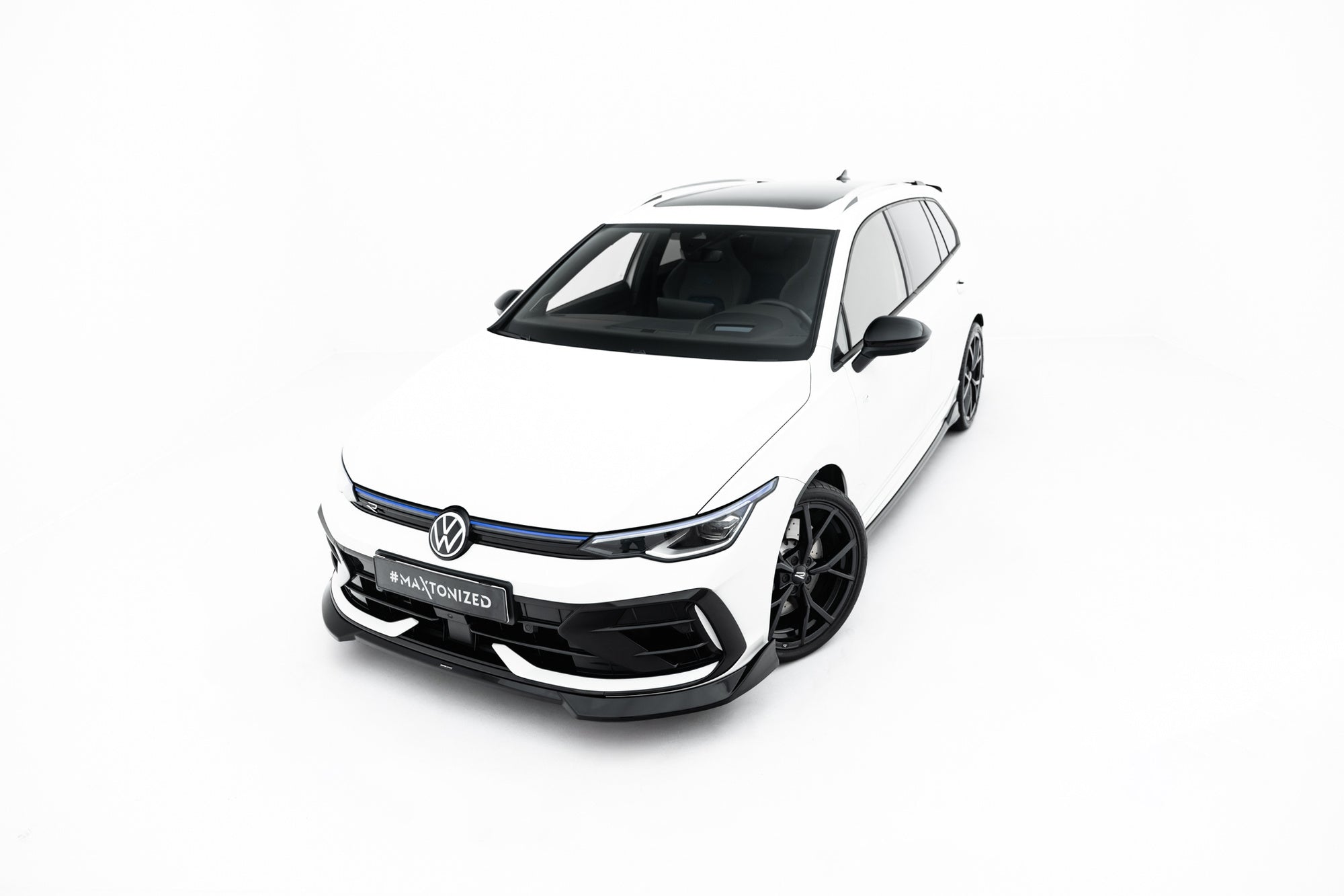 Maxton Design Splitter delantero V.4 para Volkswagen Golf R Variant Mk8 Facelift - imagen 1