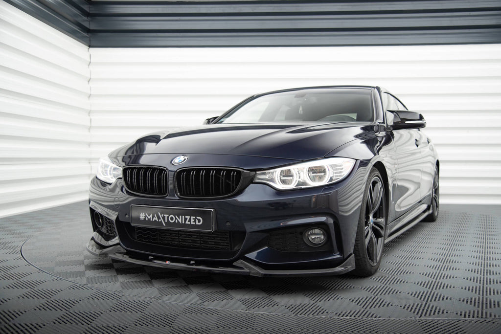 Maxton Design Splitter delantero V.5 para BMW 4 Coupe / Gran Coupe / Cabrio M-Pack F32 / F36 / F33 - imagen 1