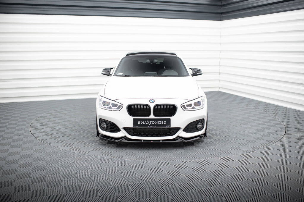 Maxton Design Splitter delantero V.5 + Flaps para BMW 1 M-Pack / M140i F20 Facelift - imagen 2