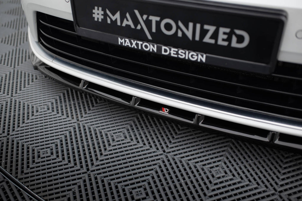 Maxton Design Splitter delantero V.5 + Flaps para Volkswagen Golf R / R-Line Mk7 - imagen 3