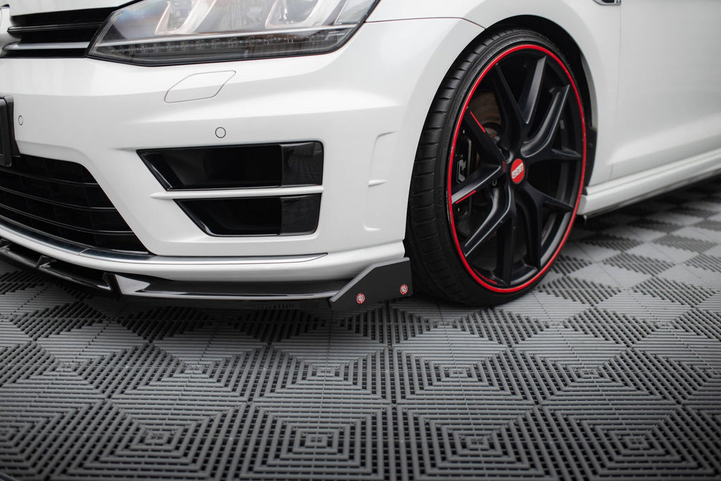 Maxton Design Splitter delantero V.5 + Flaps para Volkswagen Golf R / R-Line Mk7 - imagen 4