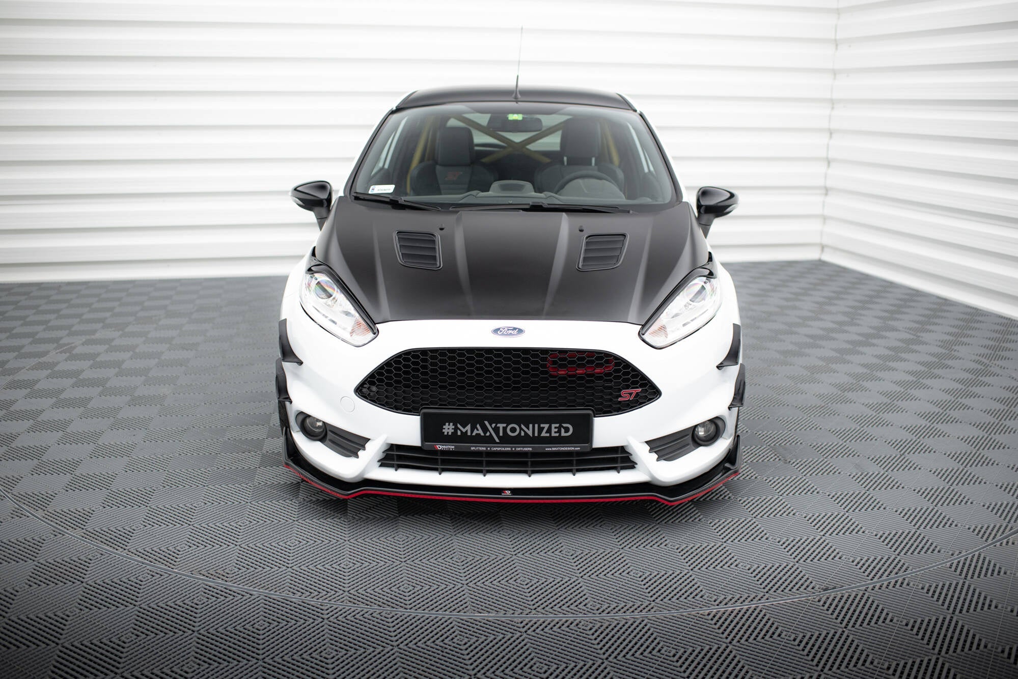 Maxton Design Splitter delantero V.5 para Ford Fiesta ST Mk7 Facelift - imagen 2