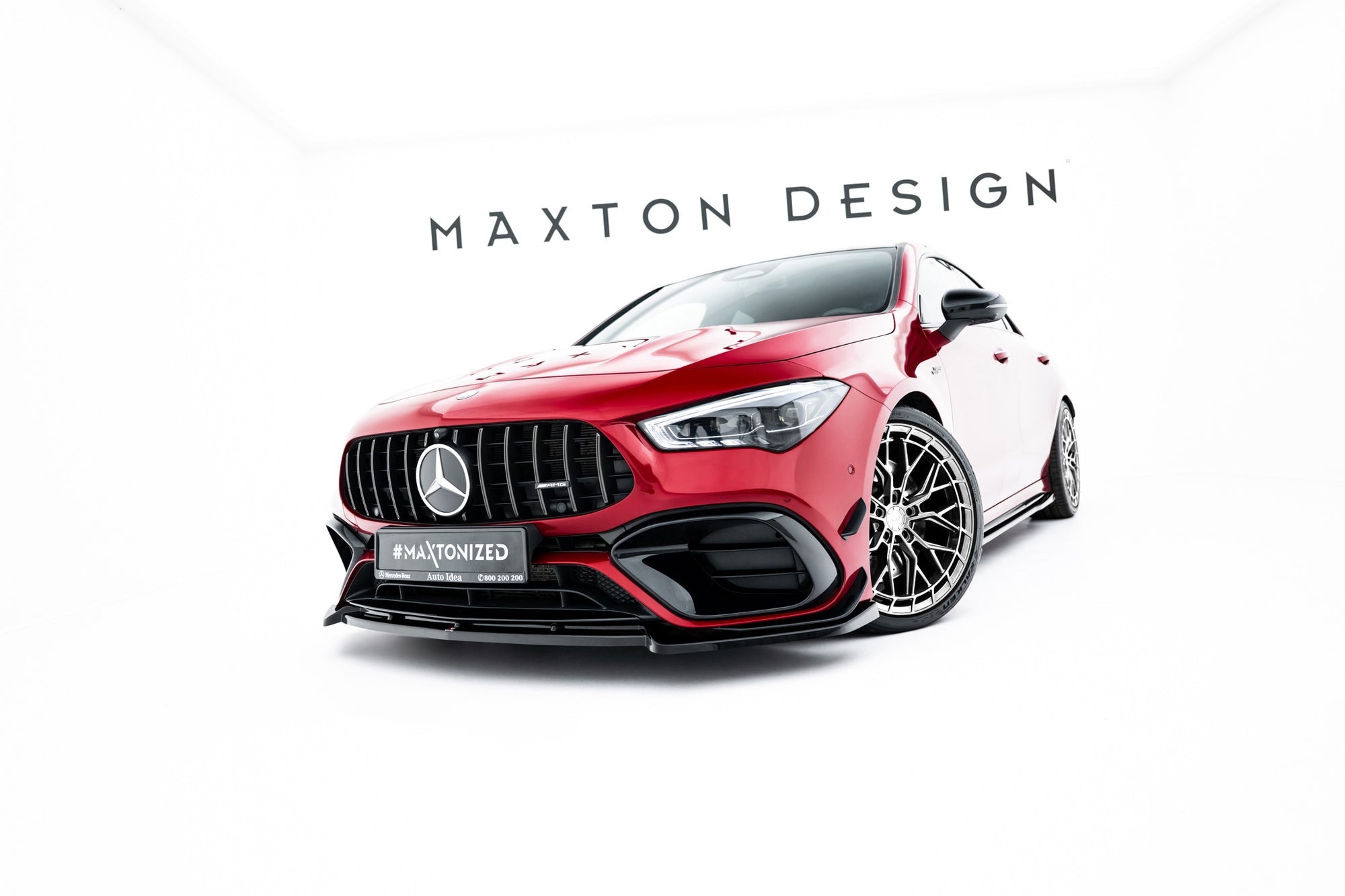 Maxton Design Splitter delantero V.2 para Mercedes-AMG CLA 45 Aero C118 Facelift - imagen 1
