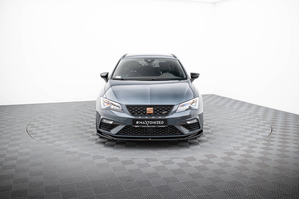 Maxton Design Splitter delantero V.5 para Seat Leon Cupra / FR Mk3 Facelift - imagen 2