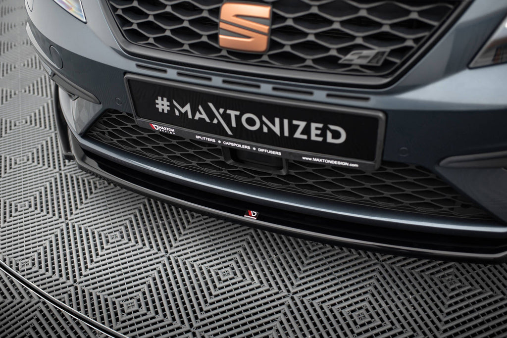 Maxton Design Splitter delantero V.5 para Seat Leon Cupra / FR Mk3 Facelift - imagen 3