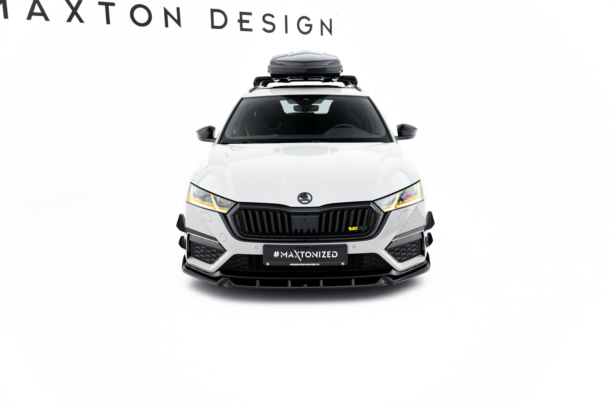 Maxton Design Splitter delantero V.5 para Skoda Octavia RS Mk4 - imagen 4