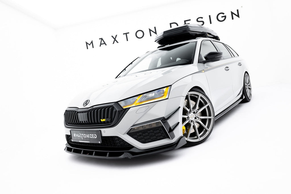 Maxton Design Splitter delantero V.5 para Skoda Octavia RS Mk4 - imagen 1