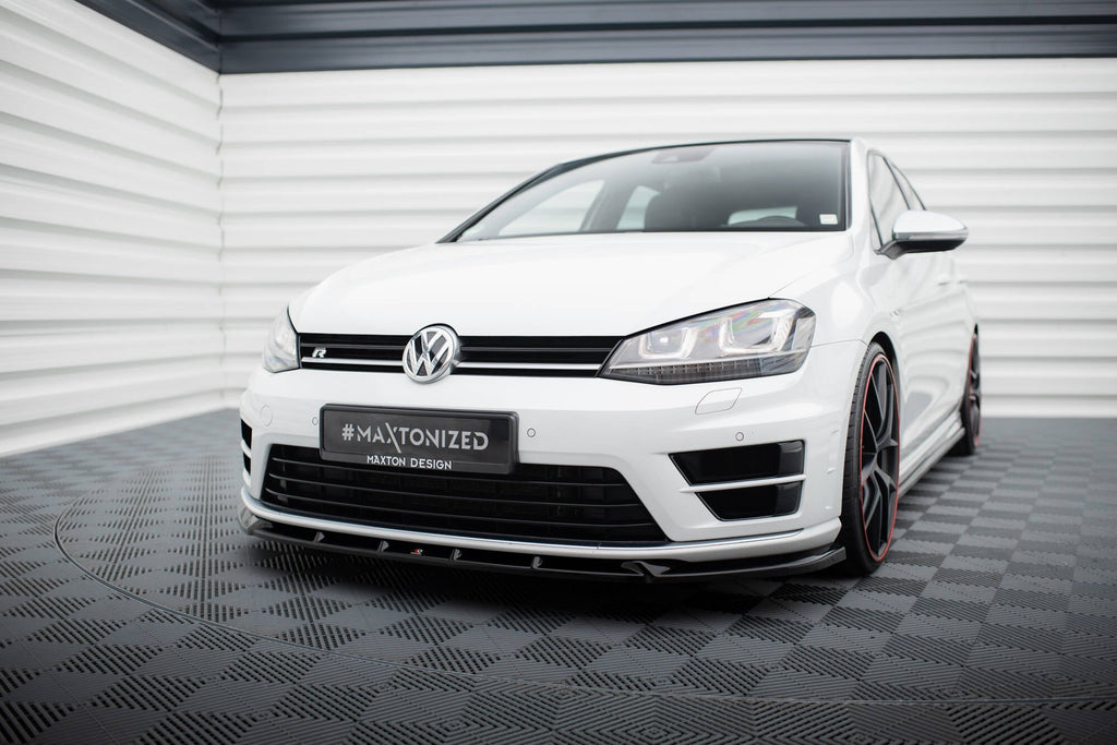 Maxton Design Splitter delantero V.5 para Volkswagen Golf R / R-Line Mk7 - imagen 1
