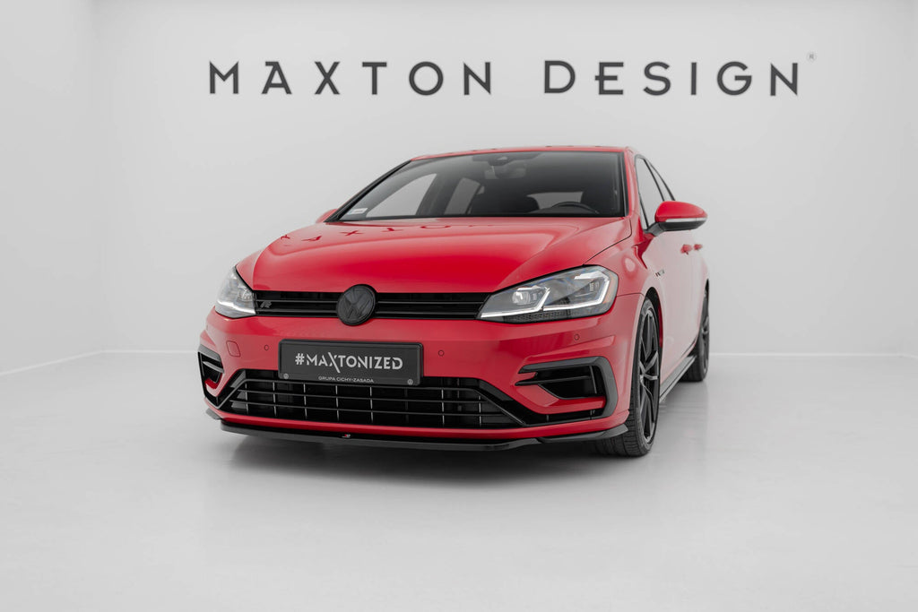 Maxton Design Splitter delantero V.5 para Volkswagen Golf R / R-Line Mk7 Facelift - imagen 1