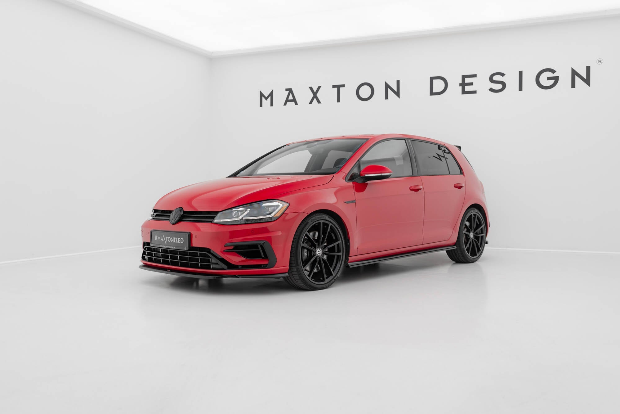 Maxton Design Splitter delantero V.5 para Volkswagen Golf R / R-Line Mk7 Facelift - imagen 3