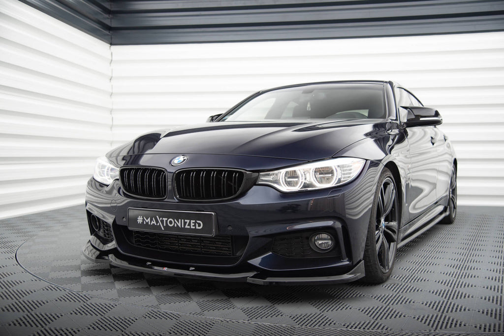 Maxton Design Splitter delantero V.6 para BMW 4 Coupe / Gran Coupe / Cabrio M-Pack F32 / F36 / F33 - imagen 1