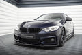 Maxton Design Splitter delantero V.6 para BMW 4 Coupe / Gran Coupe / Cabrio M-Pack F32 / F36 / F33 - imagen 1