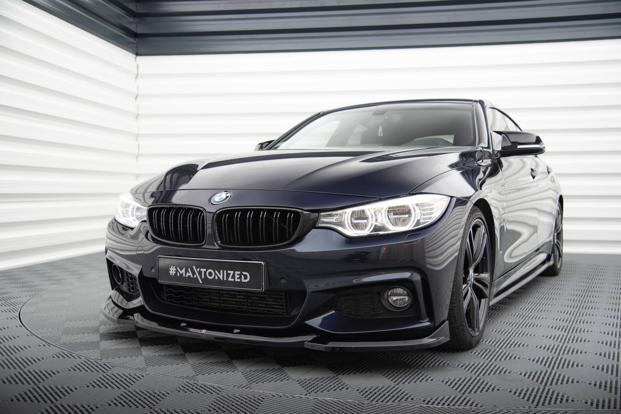 Maxton Design Splitter delantero V.6 para BMW 4 Coupe / Gran Coupe / Cabrio M-Pack F32 / F36 / F33 - imagen 1