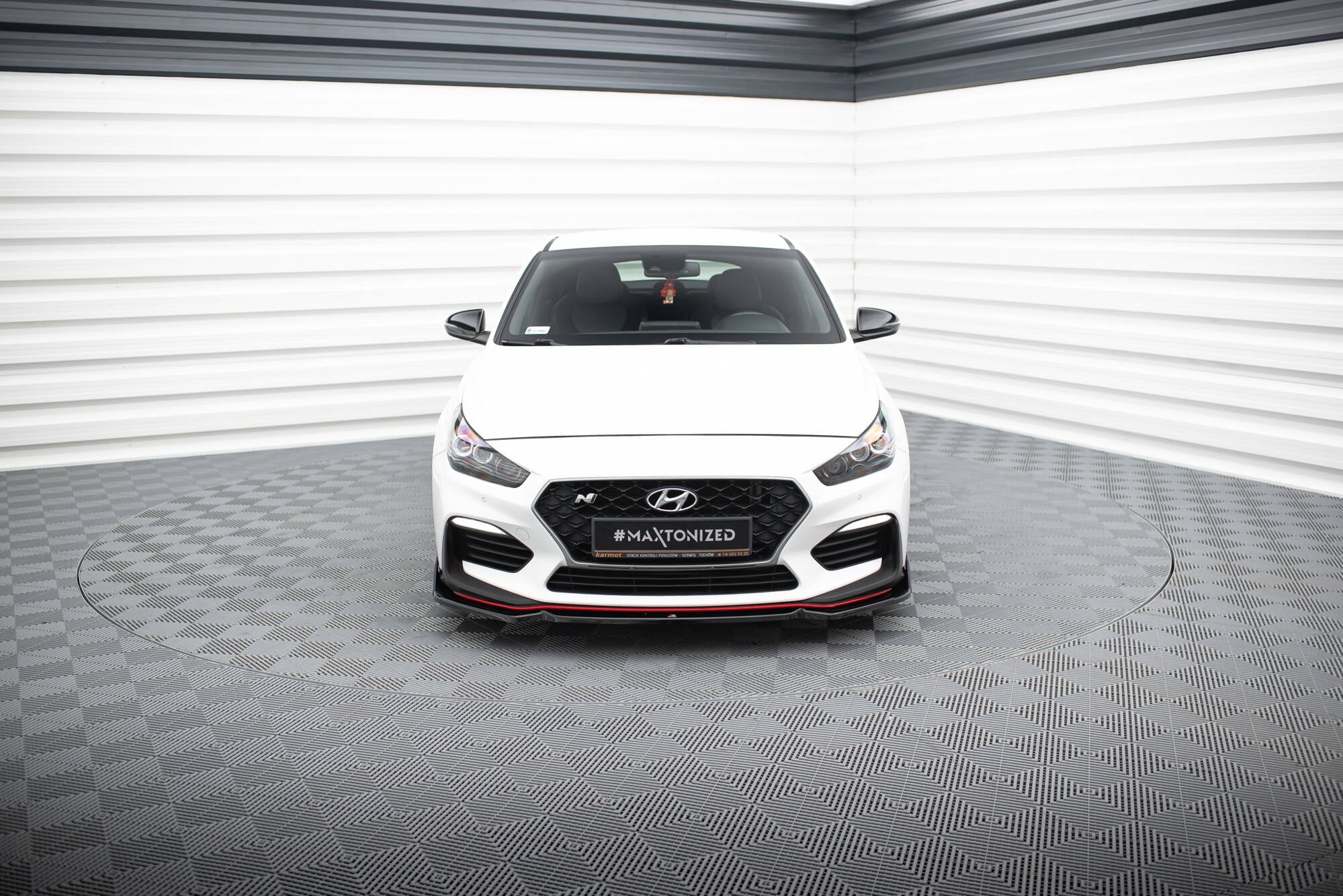 Maxton Design Splitter delantero V.6 + Flaps para Hyundai I30 N Mk3 Hatchback/Fastback - imagen 2