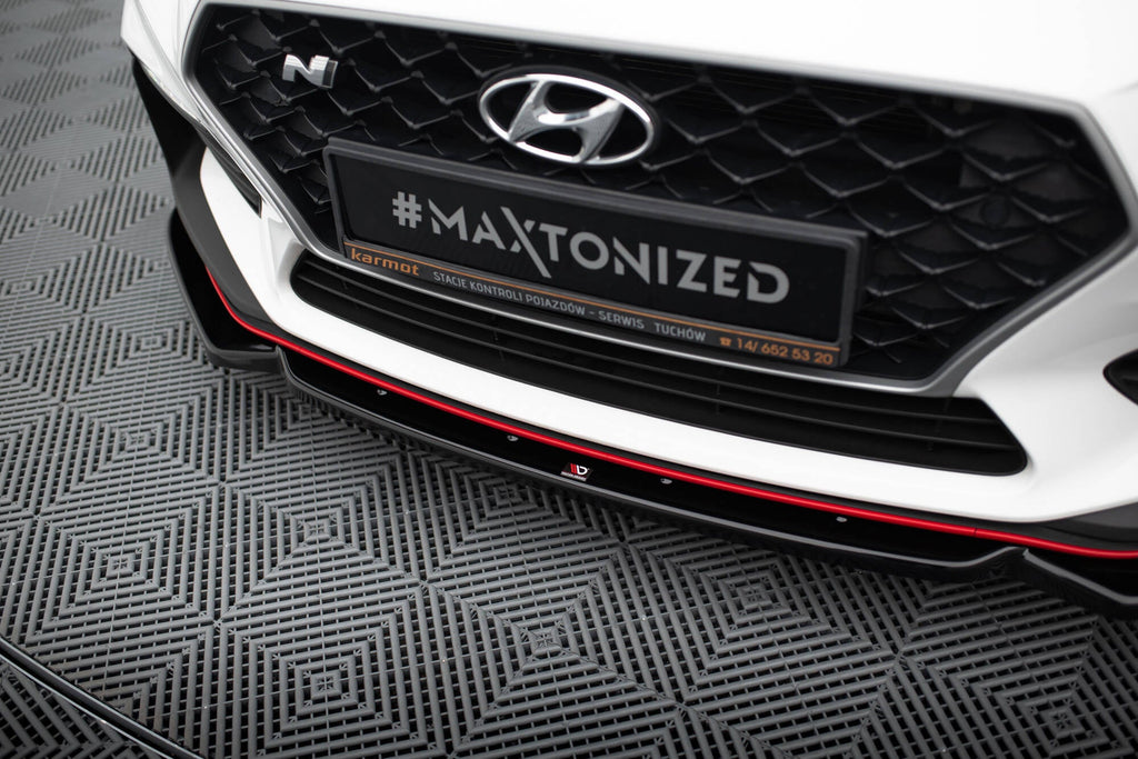 Maxton Design Splitter delantero V.6 + Flaps para Hyundai I30 N Mk3 Hatchback/Fastback - imagen 3