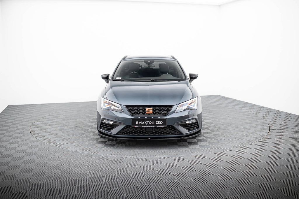 Maxton Design Splitter delantero V.6 para Seat Leon Cupra / FR Mk3 Facelift - imagen 2