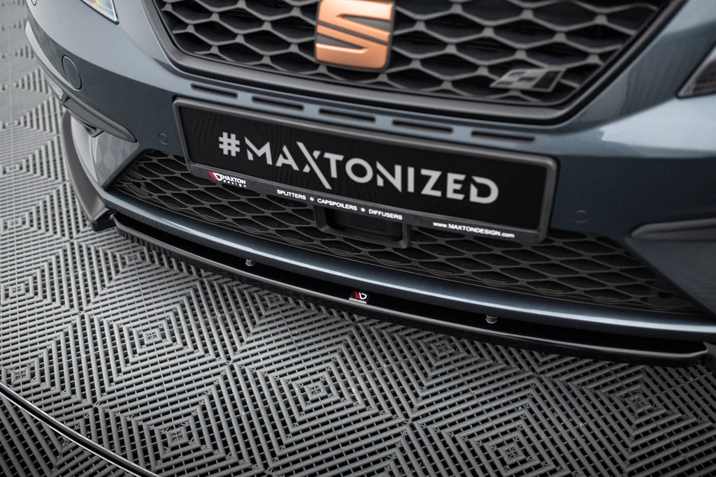 Maxton Design Splitter delantero V.6 para Seat Leon Cupra / FR Mk3 Facelift - imagen 3