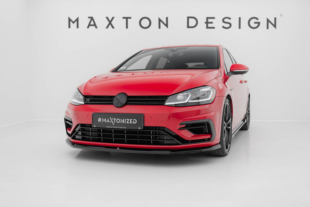 Maxton Design Splitter delantero V.6 para Volkswagen Golf R / R-Line Mk7 Facelift - imagen 1