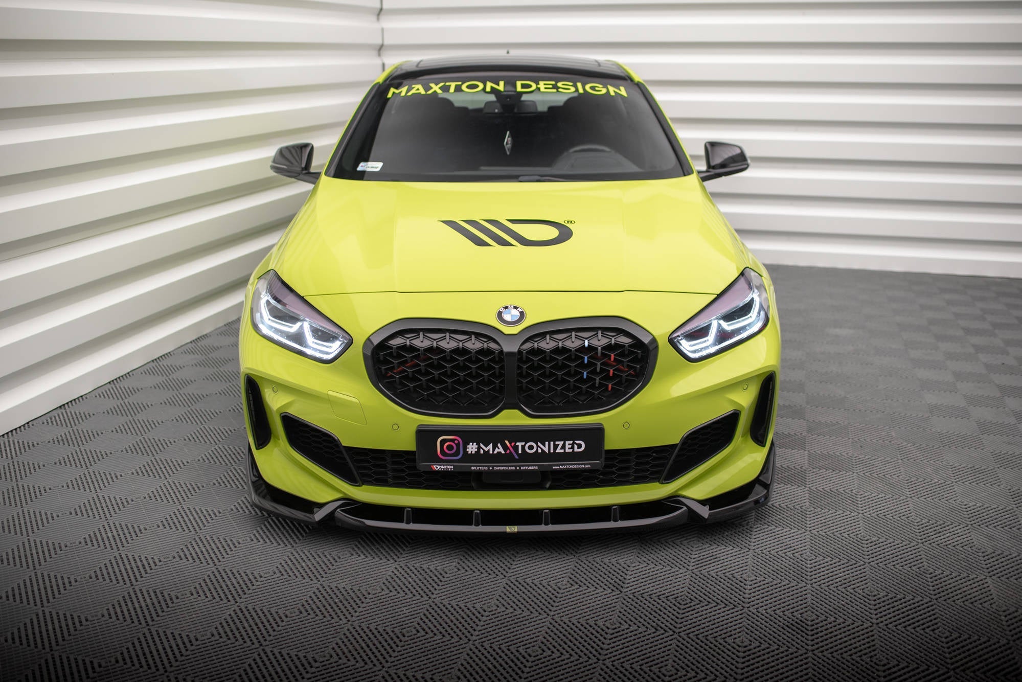 Maxton Design Splitter delantero V.7 para BMW 1 M-Pack / M135i / 128ti F40 - imagen 2