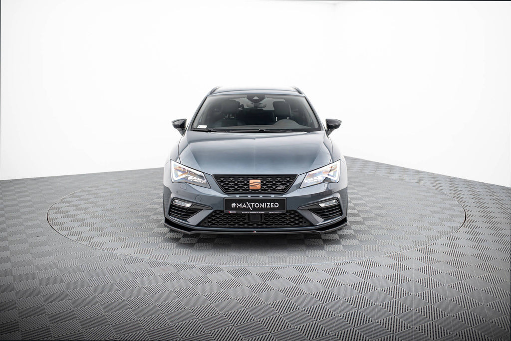 Maxton Design Splitter delantero V.7 para Seat Leon Cupra / FR Mk3 Facelift - imagen 2