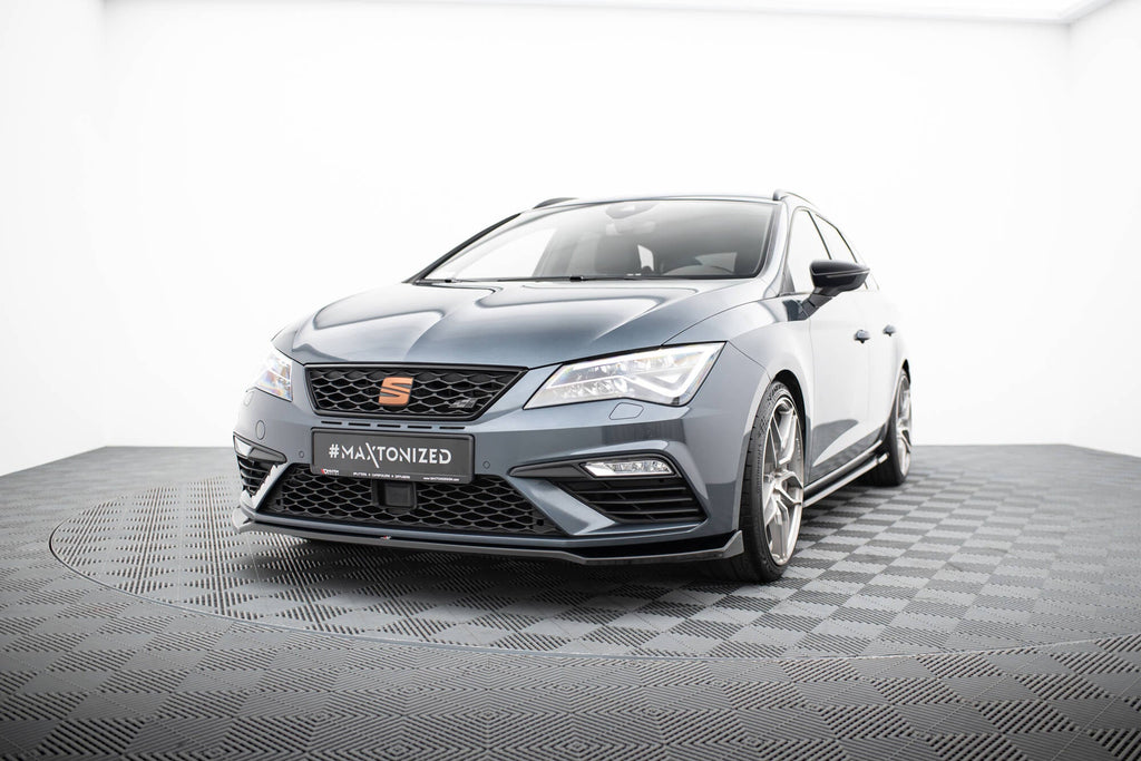 Maxton Design Splitter delantero V.7 para Seat Leon Cupra / FR Mk3 Facelift - imagen 1
