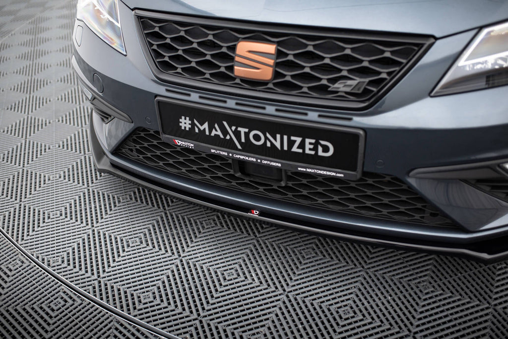 Maxton Design Splitter delantero V.7 para Seat Leon Cupra / FR Mk3 Facelift - imagen 3