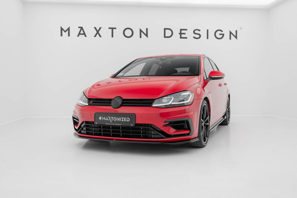 Maxton Design Splitter delantero V.7 para Volkswagen Golf R / R-Line Mk7 Facelift - imagen 1