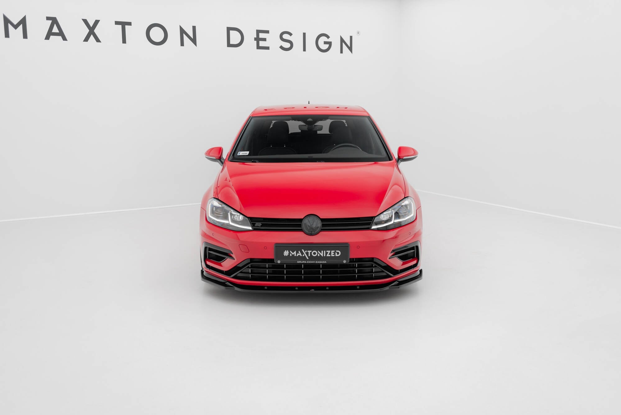 Maxton Design Splitter delantero V.9 para Volkswagen Golf R / R-Line Mk7 Facelift - imagen 2