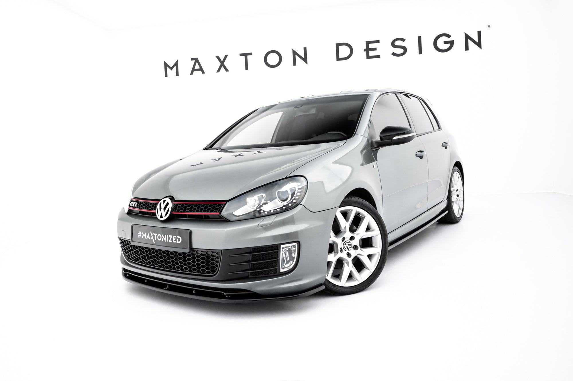 Maxton Design Splitter delantero Ver.2 para Volkswagen Golf Mk6 (FOR Golf GTI 35TH) - imagen 1