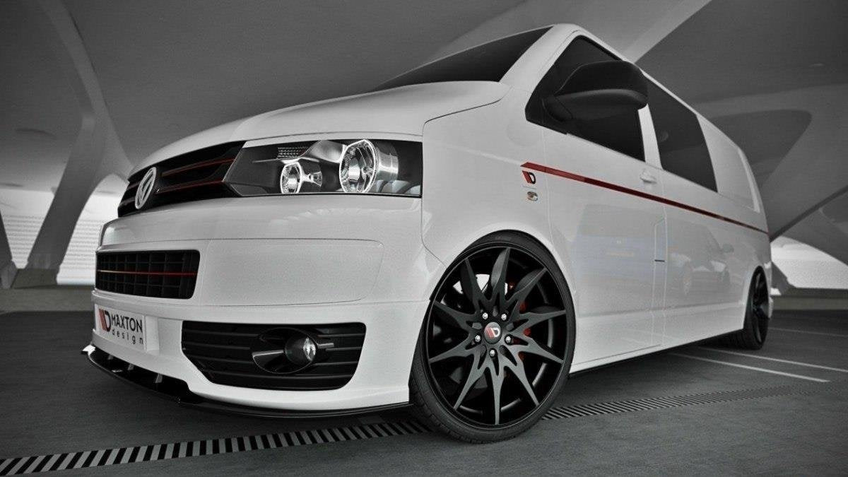 Maxton Design Splitter delantero para Volkswagen T5 SportLINE - imagen 3