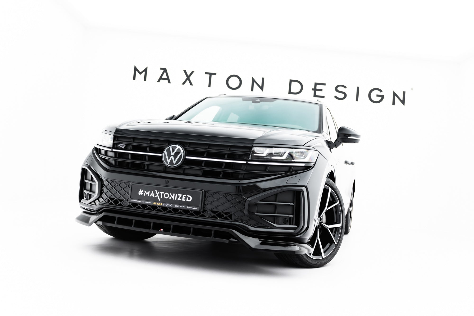 Maxton Design Splitter delantero para Volkswagen Touareg R-Line Mk3 Facelift - imagen 4