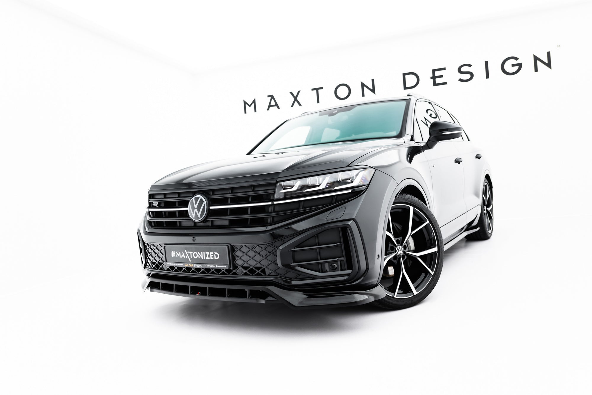 Maxton Design Splitter delantero para Volkswagen Touareg R-Line Mk3 Facelift - imagen 6