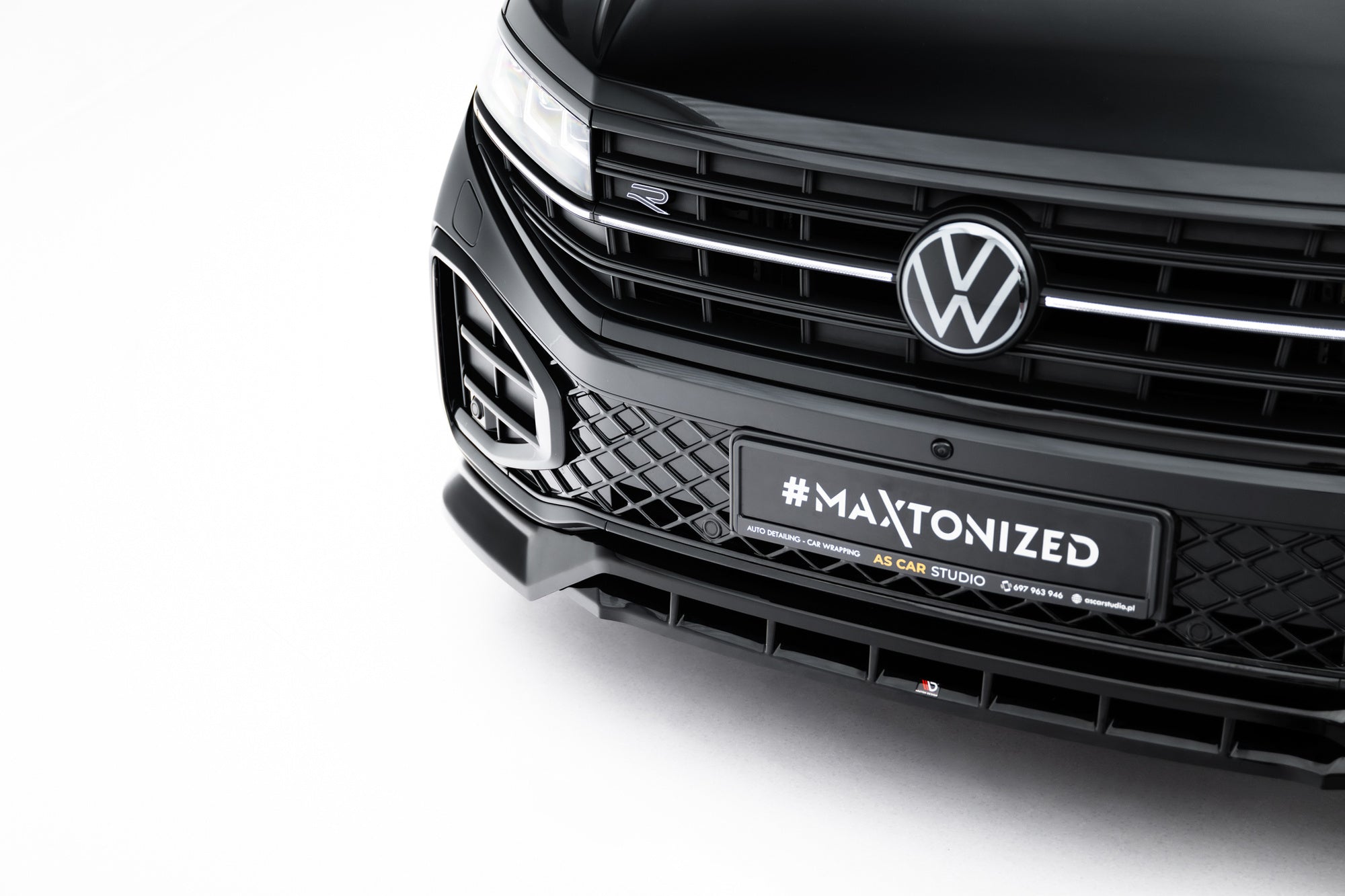 Maxton Design Splitter delantero para Volkswagen Touareg R-Line Mk3 Facelift - imagen 7