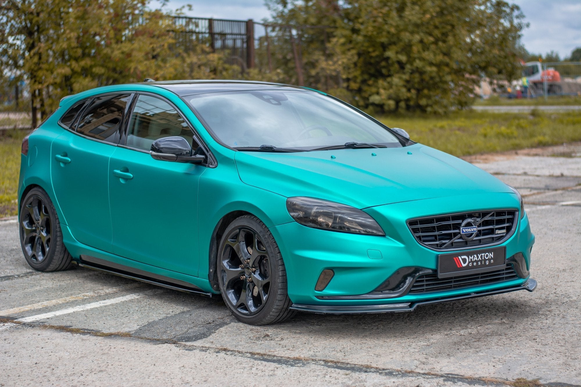 Maxton Design Splitter delantero para Volvo V40 R-design - imagen 1