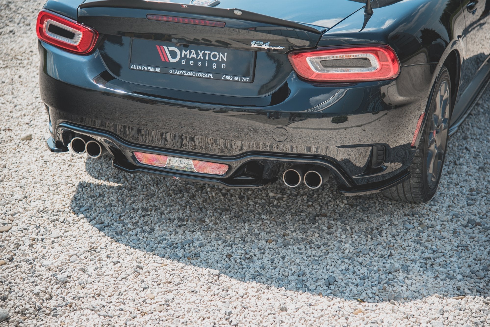 Maxton Design Splitter trasero para Abarth 124 Spider - imagen 1