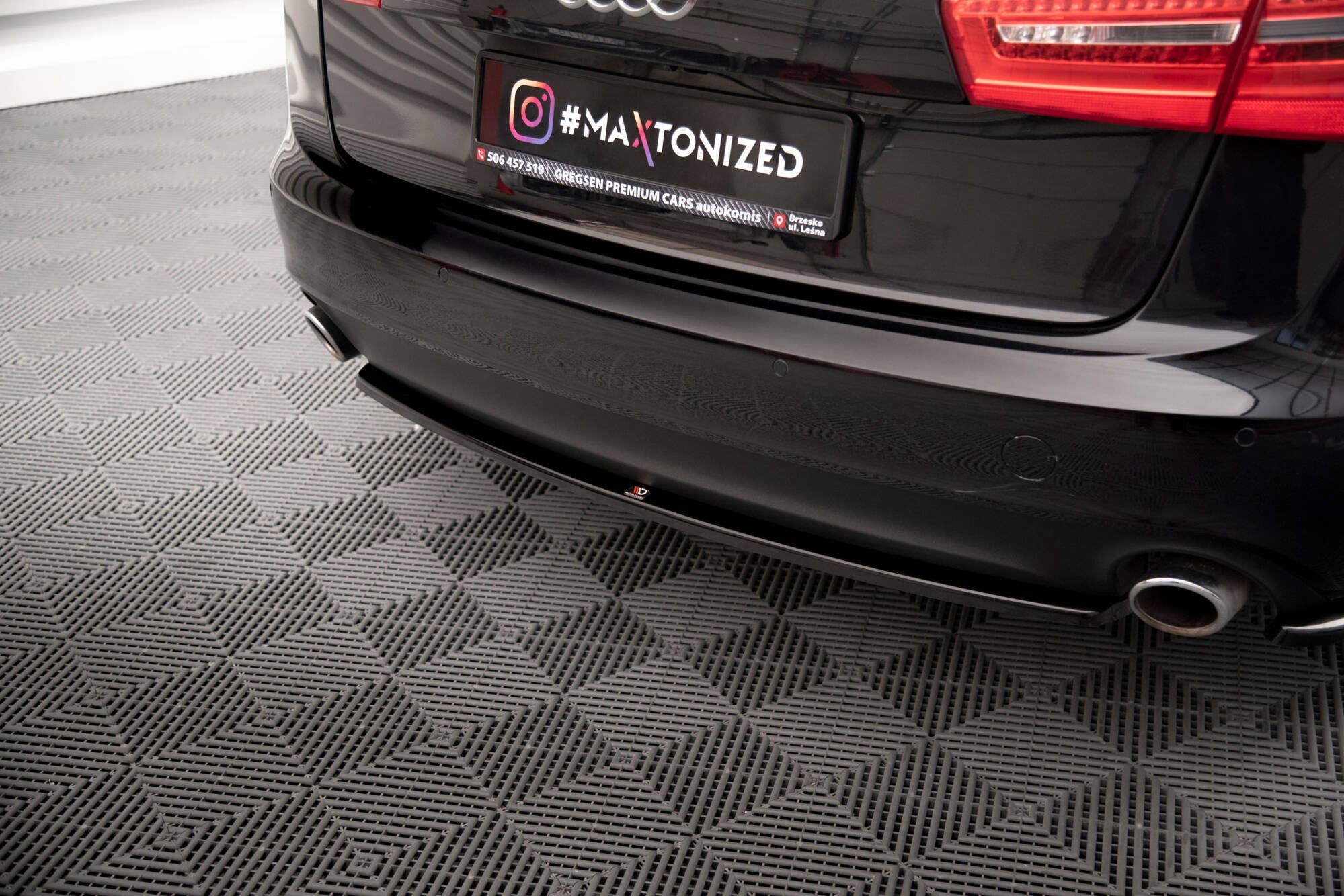 Maxton Design Splitter trasero para Audi A6 Avant / Sedan C7 - imagen 3