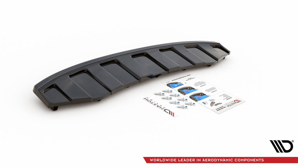 Maxton Design Splitter trasero para Audi A6 C7 S-LINE AVANT Exhaust 2x1 (with vertical bars) - imagen 2
