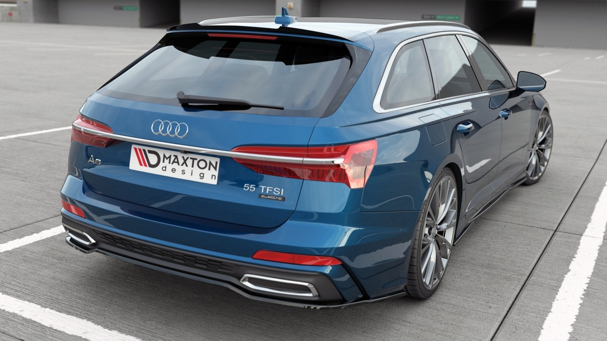 Maxton Design Splitter trasero para Audi A6 S-Line C8 - imagen 2